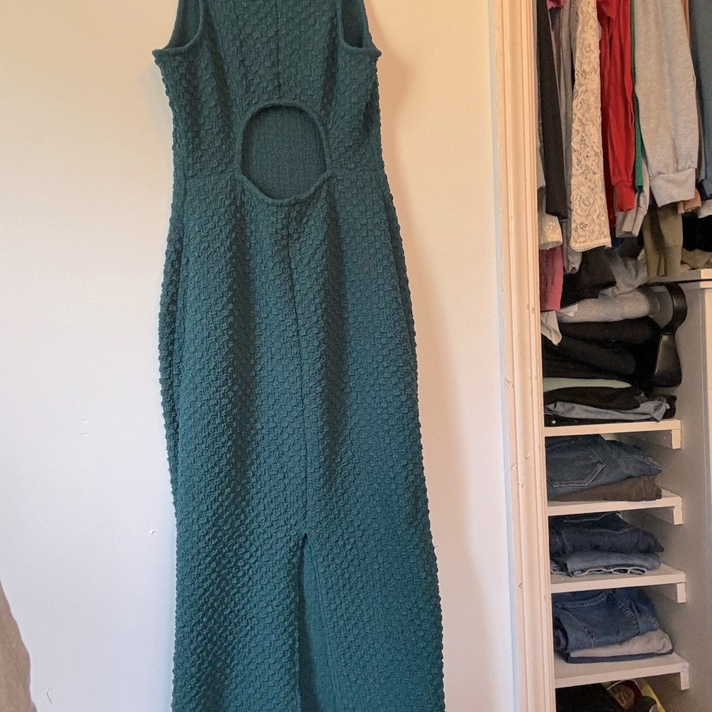 Maxi, back cutout dress